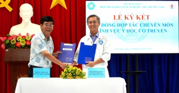le ky ket hop tac chuyen mon linh vuc y hoc co truyen voi ttyt huyen chau thanh